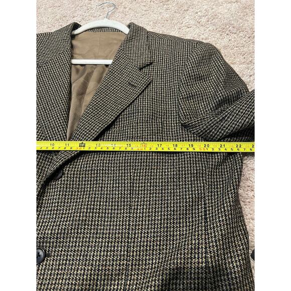 Ermenegildo Zegna Rossi High Fashion 100% Cashmere Tweed Suit Coat Jacket US 42L - Picture 7 of 8